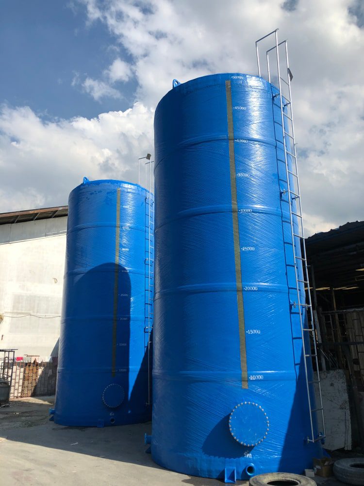 تنكات اسطوانية أفقية ورأسية